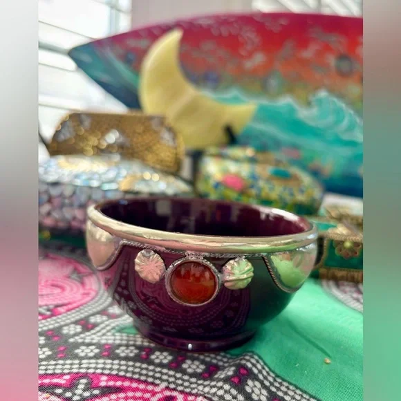 Handcrafted Ceramic bowl from Morocco - Picture 3 of 7